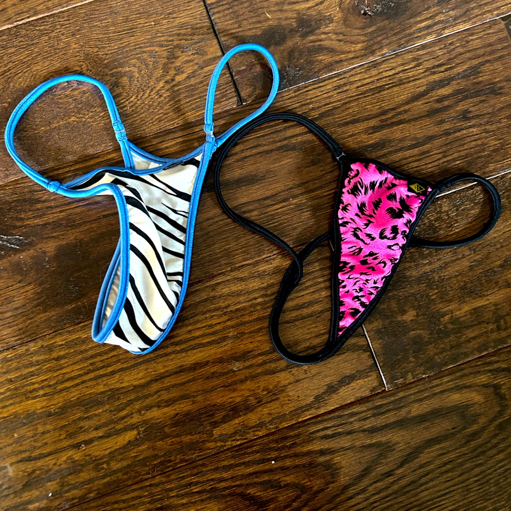 String thong bikini bottoms